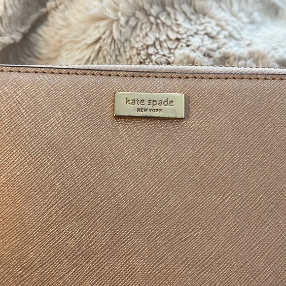 Kate Spade Spencer Metallic Slim Continental Wallet - Picture 2 of 9
